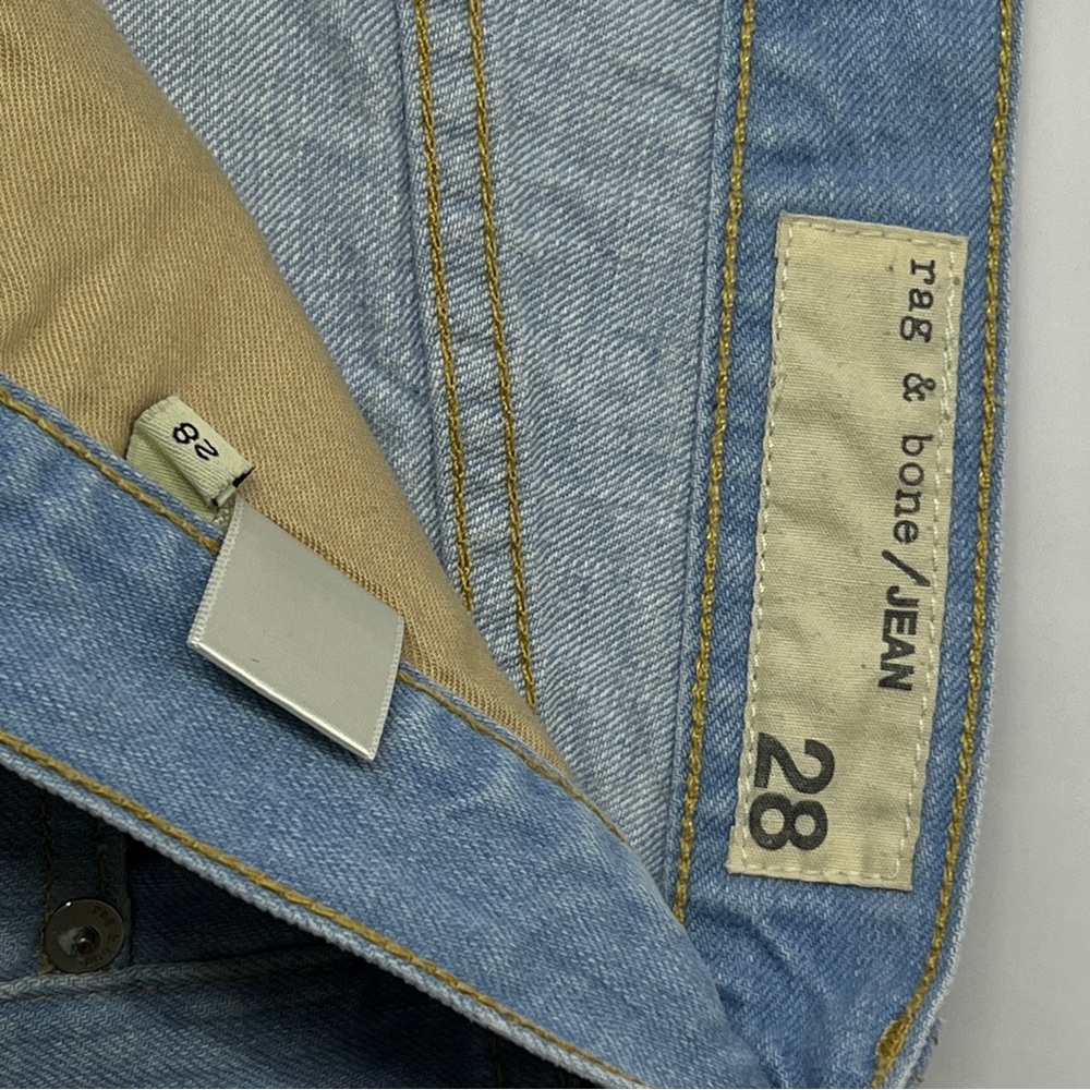RAG & BONE Size 28 Women’s Cut off light blue denim shorts . - Picture 9 of 9